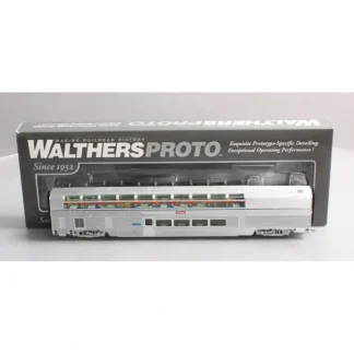 Trains | Walthers 920-14321 HO Scale Amtrak 85' Budd Hi-Level Lighted Sky Lounge Car - Your Source for Gaming Essentials
