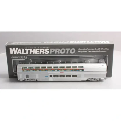 Trains | Walthers 920-14321 HO Scale Amtrak 85' Budd Hi-Level Lighted Sky Lounge Car - Your Source for Gaming Essentials