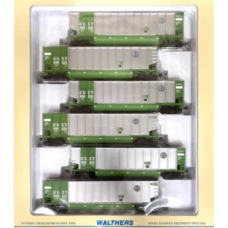 Trains | Walthers 932-5319 HO Scale Burlington Northern Santa Fe Bethgons (Pack of 6) LN/Box - Your Source for Gaming Essentials