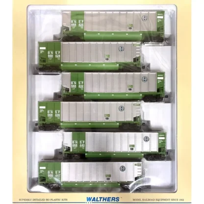 Trains | Walthers 932-5319 HO Scale Burlington Northern Santa Fe Bethgons (Pack of 6) LN/Box - Your Source for Gaming Essentials