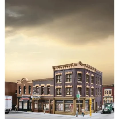 Trains | Walthers 933-4041 HO Scale Merchant's Row V Building Kit - Your Source for Gaming Essentials