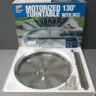 Trains | Walthers 933-2850 HO Scale Motorized 130' Turntable with DCC - Your Source for Gaming Essentials