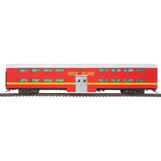 Trains | Walthers 920-15522 HO Scale Rock Island 85' P-S Bi-Level Commuter Cab Car - Your Source for Gaming Essentials