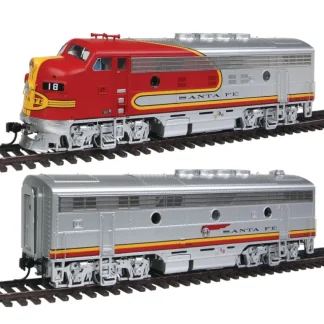 Trains | Walthers 920-48274 HO Scale Santa Fe EMD F-3A/B Diesel Locomotive Set #18L/18A - Your Source for Gaming Essentials