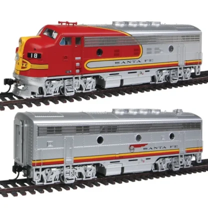 Trains | Walthers 920-48274 HO Scale Santa Fe EMD F-3A/B Diesel Locomotive Set #18L/18A - Your Source for Gaming Essentials