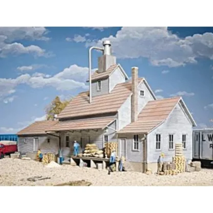 Trains | Walthers 933-3061 HO Scale Sunrise Feed Mill Building Kit - Your Source for Gaming Essentials