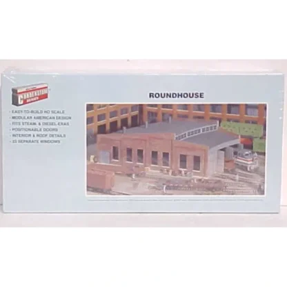Trains | Walthers 933-3041 HO Scale Three Stall Roundhouse Building Kit - Your Source for Gaming Essentials