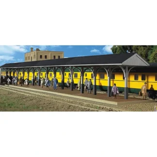 Trains | Walthers 933-3188 HO Scale Wood Station Shed & Platform Building Kit - Your Source for Gaming Essentials