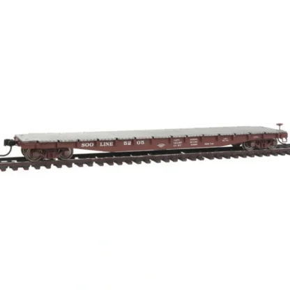 Trains | Walthers 920-104113 HO Soo Line 53' AAR Flatcar - Ready to Run #5205 - Your Source for Gaming Essentials