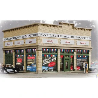 Trains | Walthers 931-805 HO Trainline Assembled Wallschlager Motors Building - Your Source for Gaming Essentials