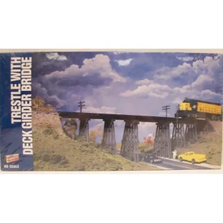Trains | Walthers 933-3147 HO Trestle W/Steel Deck Girder Bridge Structure Kit - Your Source for Gaming Essentials