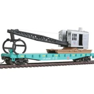 Trains | Walthers 931-1783 HO Union Pacific Flatcar with Logging Crane #19436 - Your Source for Gaming Essentials