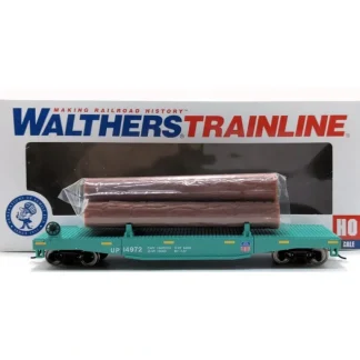 Trains | Walthers 931-1773 HO Union Pacific Log Dump Car w/3 Logs #14972 - Your Source for Gaming Essentials