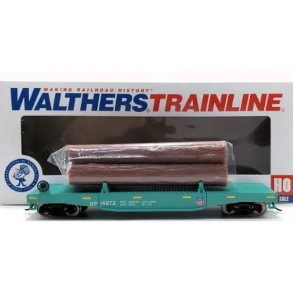 Trains | Walthers 931-1773 HO Union Pacific Log Dump Car w/3 Logs #14972 - Your Source for Gaming Essentials
