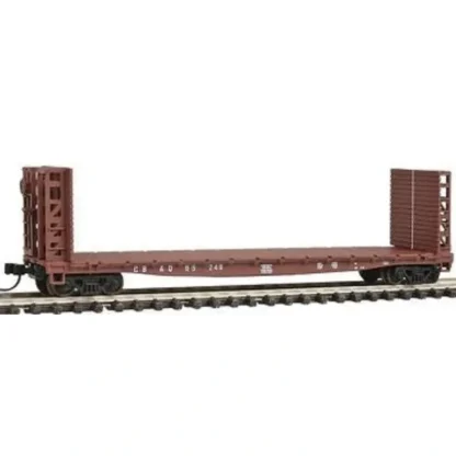 Trains | Walthers 932-8223 N Chicago Burlington & Quincy GSC Commonwealth 54' BH Flatcar - Your Source for Gaming Essentials