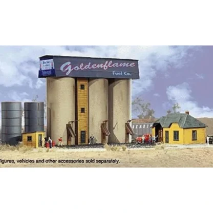 Trains | Walthers 933-3246 N Goldenflame Fuel Co. Industrial Building Kit - Your Source for Gaming Essentials