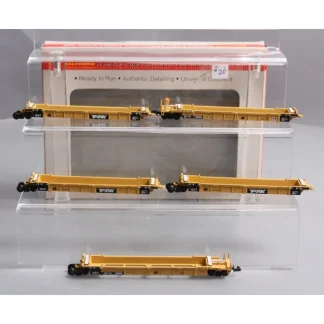 Trains | Walthers 932-8108 N Scale TTX 5-Unit Double Stack Car Set #72855 - Your Source for Gaming Essentials