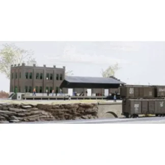 Trains | Walthers 933-3201 N Scale Water Street Freight Terminal Building Kit - Your Source for Gaming Essentials