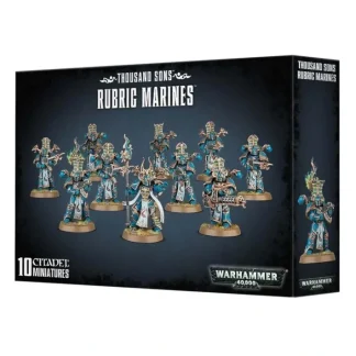 Warhammer 40K: Chaos Space Thousand Sons Rubric Marines Plastic Miniatures - Your Source for Gaming Essentials Cheap
