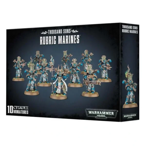 Warhammer 40K: Chaos Space Thousand Sons Rubric Marines Plastic Miniatures - Your Source for Gaming Essentials Cheap