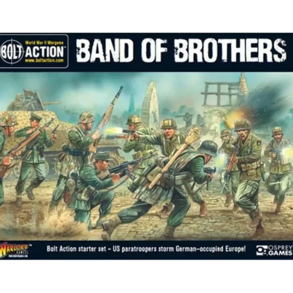 Warlord Bolt Action Bolt Action 2 Starter- Band of Brothers 401510001 Unpainted - Your Source for Gaming Essentials Outlet