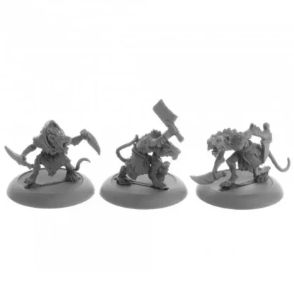 Wererats (3) #04074 Dark Heaven Legends Unpainted Metal Figures - Your Source for Gaming Essentials New