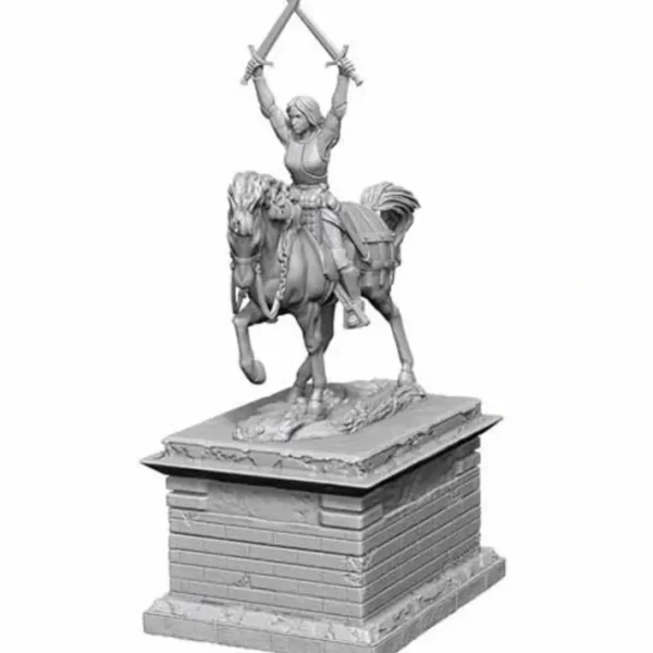 WizKids Deep Cuts Unpainted Miniatures: (W12.5) Heroic Statue - Your Source for Gaming Essentials Fashion