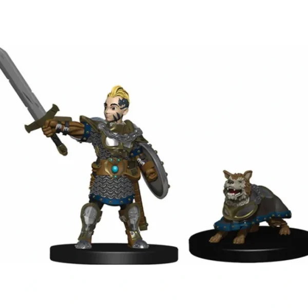 WizKids Wardlings Painted Miniatures: (W2) Boy Fighter & Battle Dog - Your Source for Gaming Essentials Best Sale