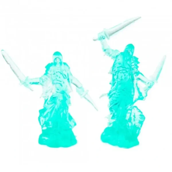 Wraith Slayers (2) #77641 Bones Unpainted Translucent Blue Plastic - Your Source for Gaming Essentials Best