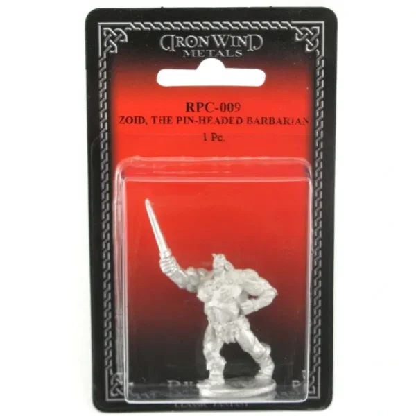 Zoid The Pin-Headed Barbarian #RPC-009 Classic Ral Partha Fantasy Metal Figure - Your Source for Gaming Essentials Best