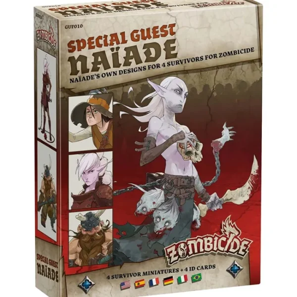 Zombicide Black Plague Expansion: Special Guest Naiade Box (4 Miniatures) - Your Source for Gaming Essentials Flash Sale